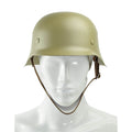REVIXUN M42 Lightweight High Strength Steel Helmet CS Game Training Head Protection Tactical II Germany Style Customized Size