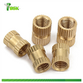 Brass Nut M1 M1.4 M1.6 M1.7 Threaded Insert Nut Hot Melt Insert Knurled Nut for Plastic