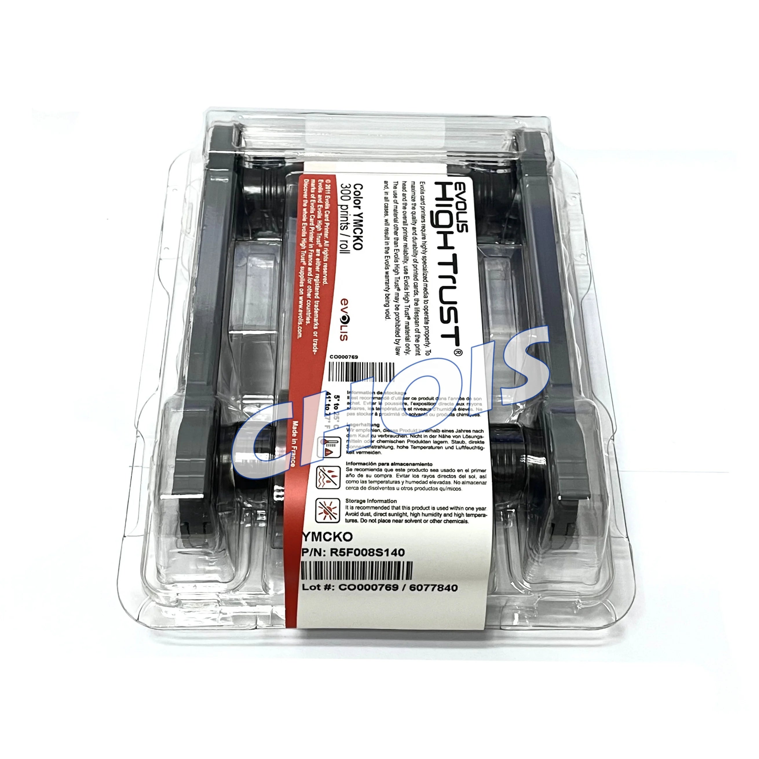Original Evolis Primacy R5F008S140 YMCKO Ribbon 300 Images