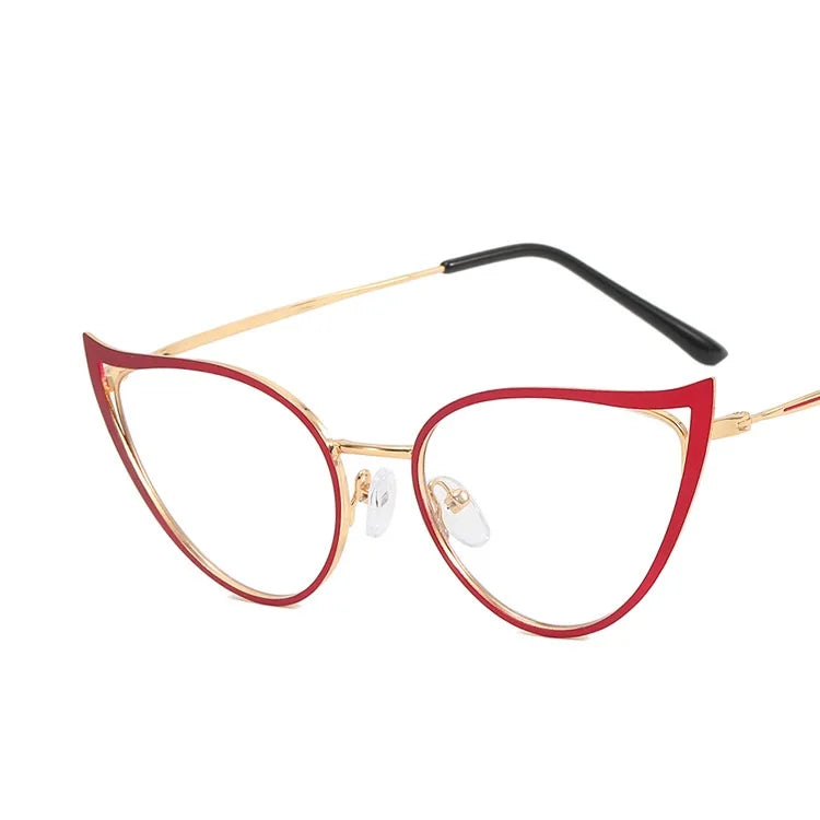 6867 New Arrival Hot Selling Cat Eye Glasses Anti-blue Light Glasses Frame Computer Designer Glasses Fashion Women Eyewear