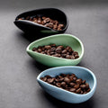 Eco-Friendly Barista Tools Tea Plate Accessories Espresso Bean Dish Dosing Scoop Tray Ceramic Measuring Cup