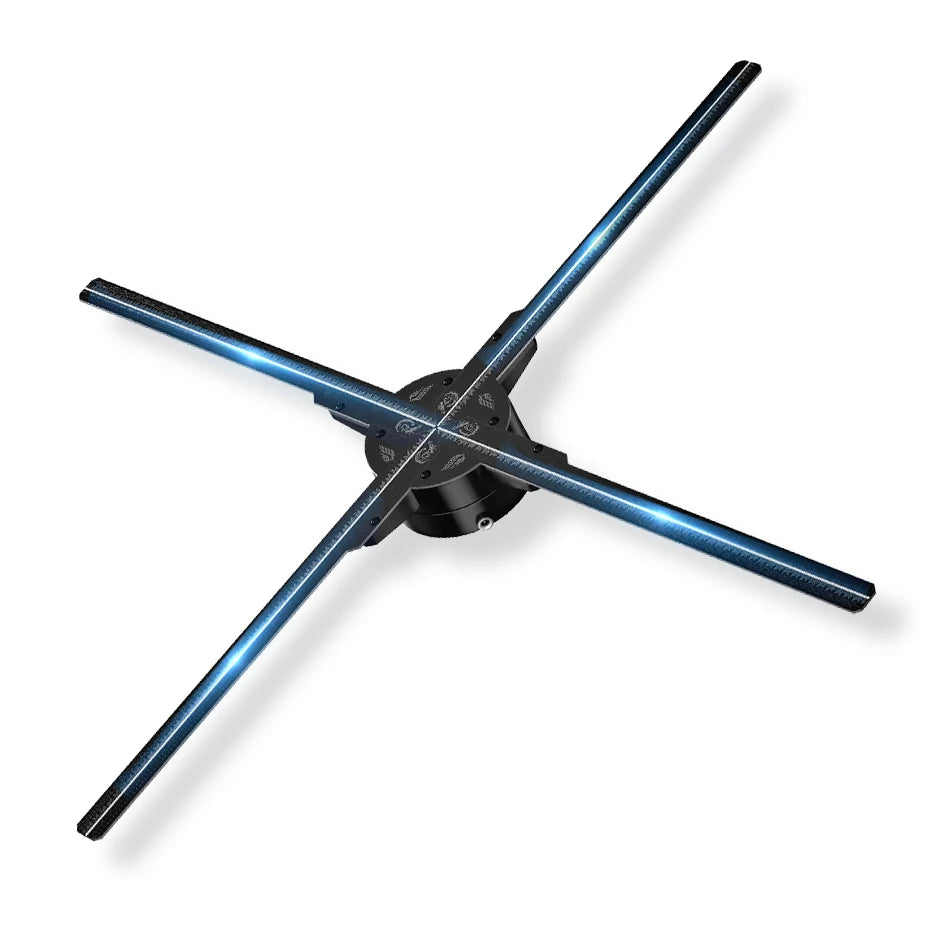 High Resolution 65cm Cloud Control Splicing Wifi 3D Holographic Fan Display  3D Hologram Fan