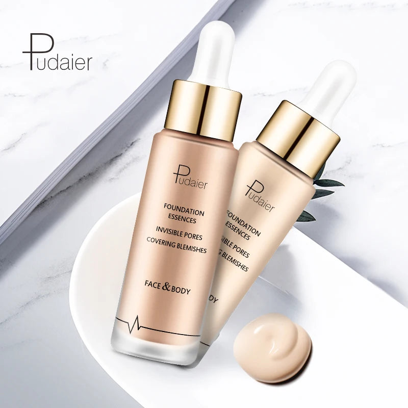 Custom Logo Organic Liquid Private Label Foundation Hot Waterproof Cosmetic Long Lasting Concealer Makeup Foundation