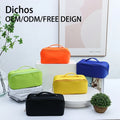 Women's Fashion Cosmetic Travel Makeup Bag Zipper Closure Thread Pattern Wholesale Portable Waterproof Nylon for Model 061-JH
