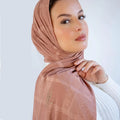 New Style Plain Color Shawl New Trend Arab Dubai Muslim Women Soft Breathable Jersey Cotton Hijab Scarf With Stone