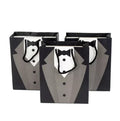 Custom Shape Luxury Boutique Eco Friendly Bottom Portable Disposable Multicolour Paperboard Wedding Craft Candle Paper Bag