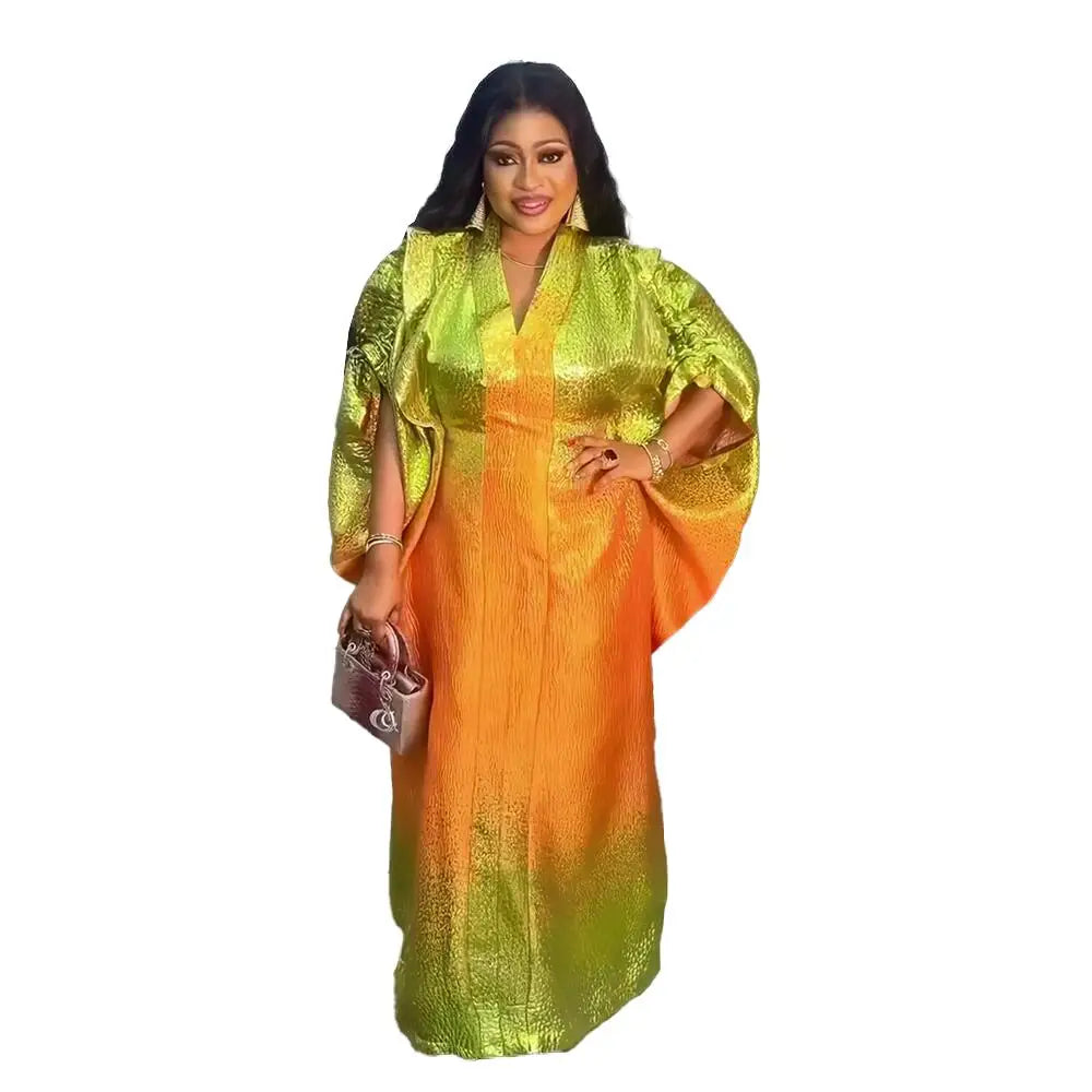 New Arrival African American Women's Kanga Clothing Plus Size Luxurious Africa Dress InStock Items