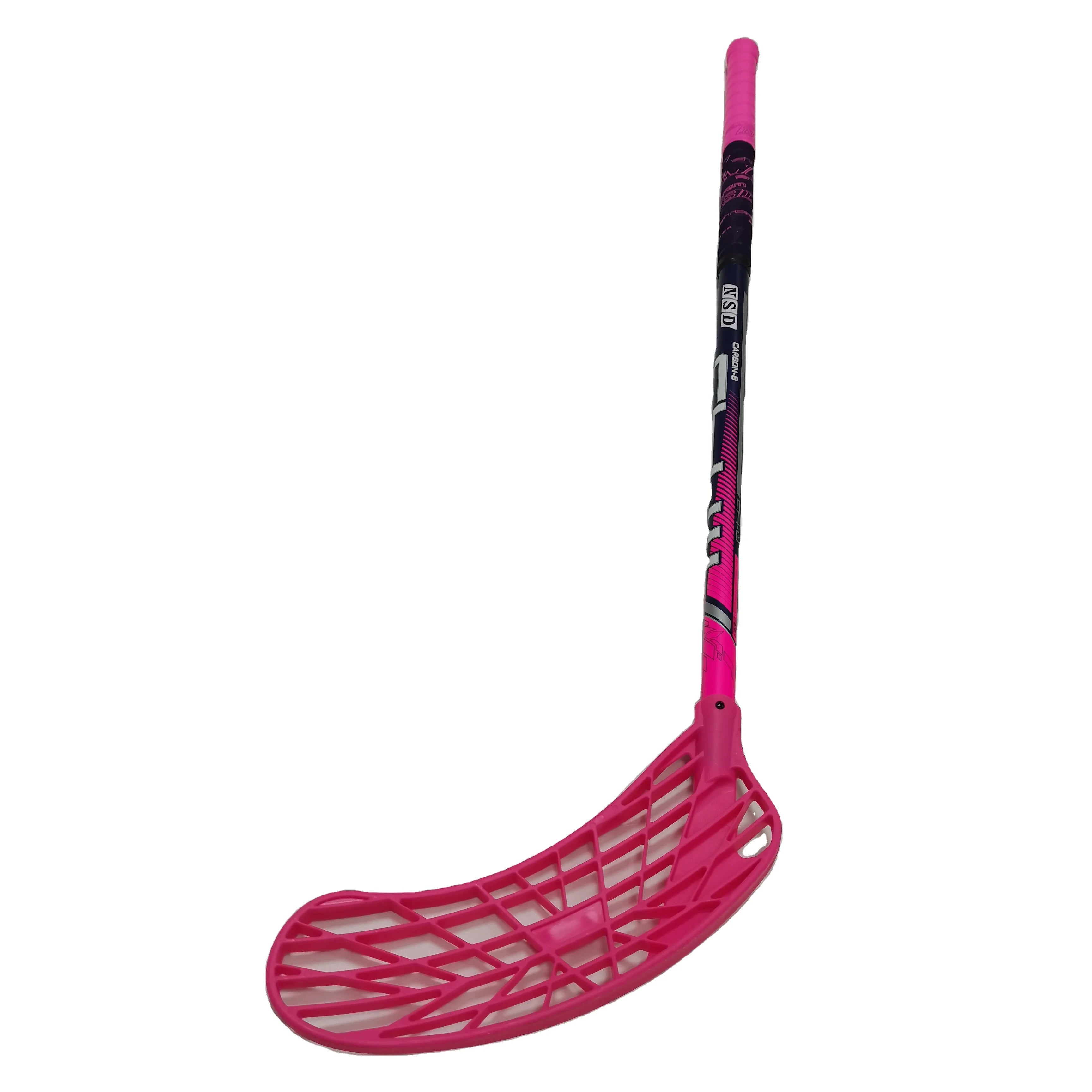 Promotional High Quality Floorball Stick PP/ABS Blade + Carbon/Glass Shaft for Team Sports Quality Field Hockey Product