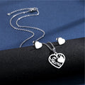 AA00306 I Love You MOM Stainless Steel Hollow Mama Letter Pendant Necklace Jewelry Dainty Fashion Necklace Heart Shaped