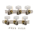 3L 3R Chrome Classical Guitar Tuning Pegs Machine Heads Tuning Keys Tuners with Single Hole