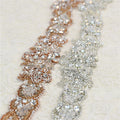 Fashion Beautiful Design Indian Crystal Rhinestone Applique and Trimmings WRA-1034