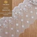 Fabric Trimmings - Sewing Mesh Lace Edging - 100% Polyester Embroidered Circular Thin Mesh Lace Trim - Multi-color Lace