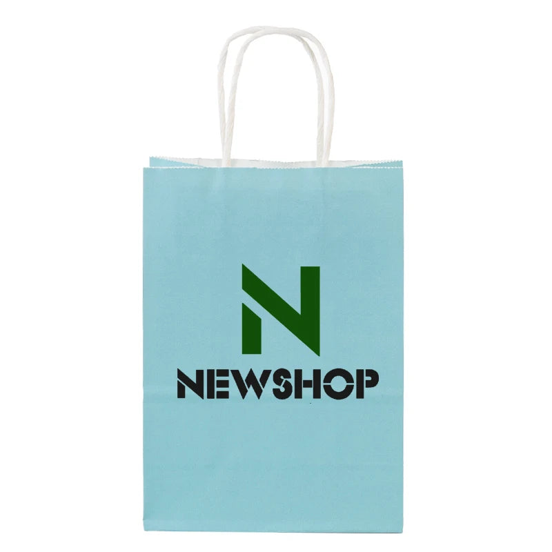 Custom Logo 100% Virgin Brown Kraft Recyclable Shipping Bag Eco-Friendly Take Out Paper Bags for Supermarket Use Personal Design