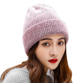 2026 New  Winter Hats for Women Wool Knitted Angora Hat Beanies Female Warm Rabbit Fur  Beanie for Girl Lovely Hat Wholesale