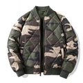High Quality Winter Canvas Custom Men's Reversible Stand Collar Varsity Jacket Windproof Breathable Fashionable Embroidered