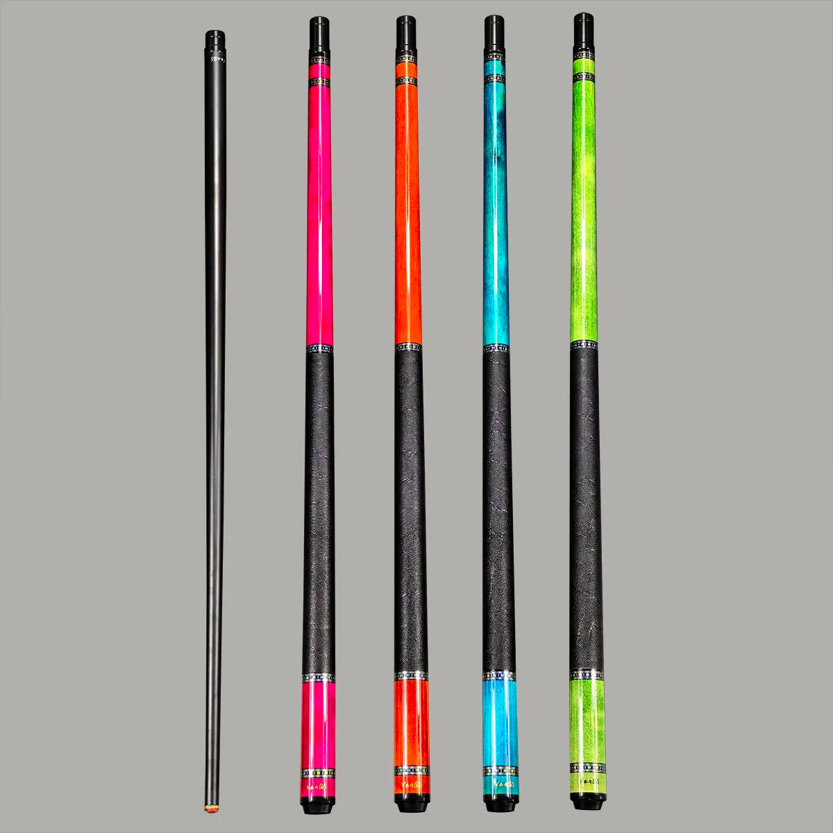 Popular Color VanQs Handmade Maple Wood 1/2-pc Center Joint Billiard Pool Cue