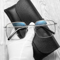 Wholesale Metal Frames Eyewear Anti Blue Light Optical Frames for Women and Men Classic Design clear Lens Eyeglasses Frame