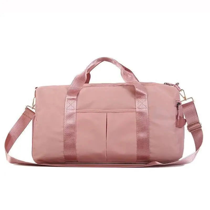 Large-Capacity Lightweight Waterproof Nylon Ladies Duffle Bag New Short-Distance Travel Handbag Fashionable Zipper Sac Pour