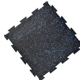 Easy Installation Interlocking Gym Rubber Flooring Tiles 15/20mm Waterproof