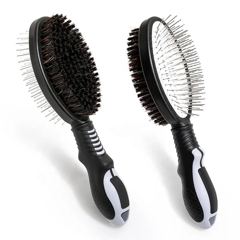 Pet Grooming Product Durable Double Side Dogs Hair Brush