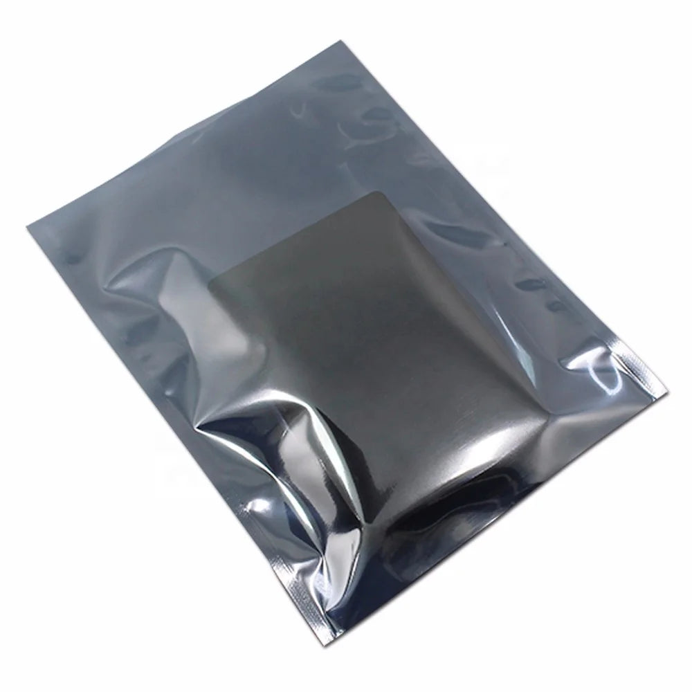 Custom 10x15cm ESD Shielding Bags Hard Disk Drive Packaging Bag Antistatic ESD Shielding Open Top ESD Shielding Bag