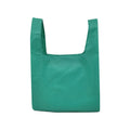 Green Color Polyester Tote Bag Promotional Gifts Waterproof Rope Reusable Shopping Bag for Ladies