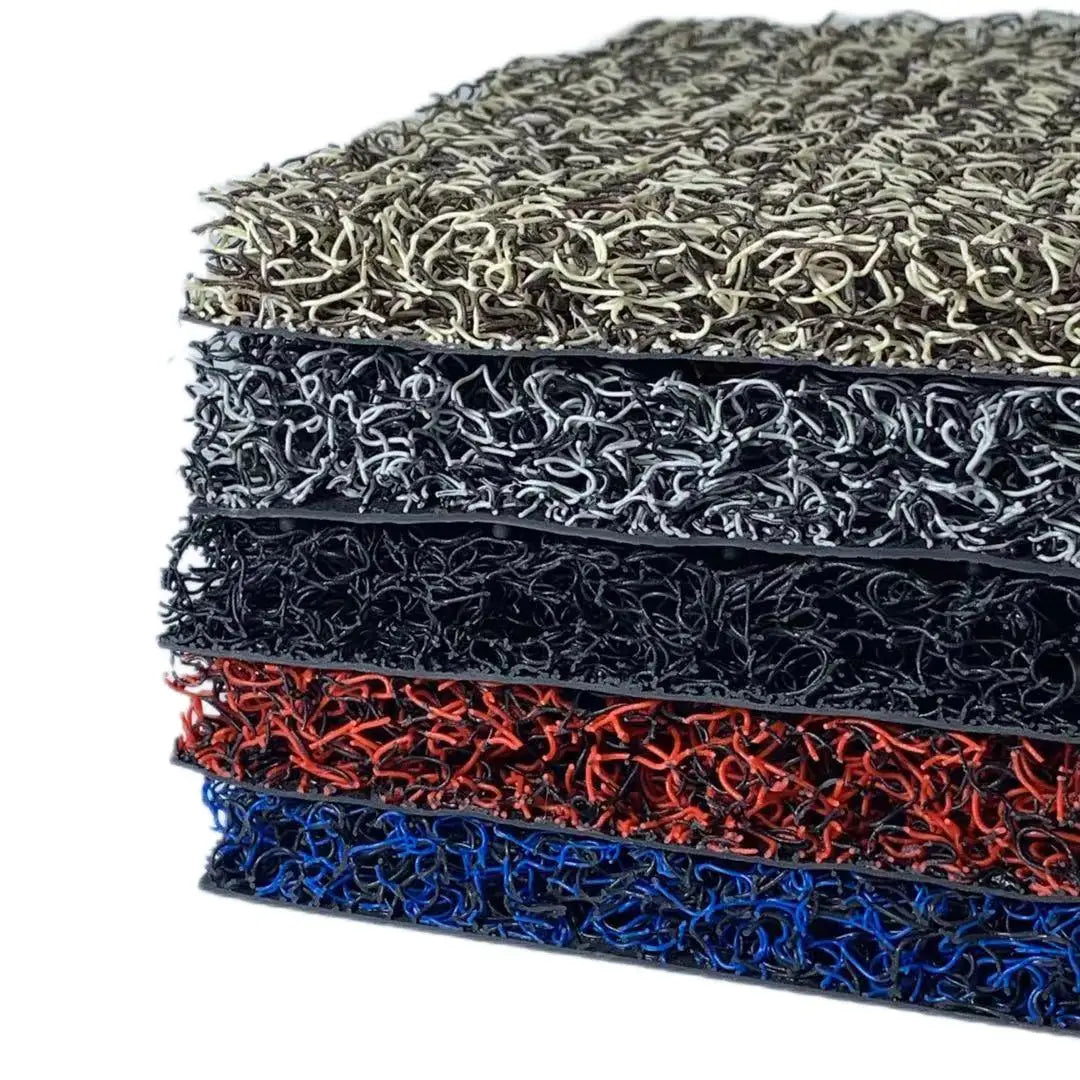 Waterproof Comfortable PVC Coil Car Mat Durable Floor Mats in Roll Coilmate/Spaghetti Carpet/ Noodles Mat for Cars