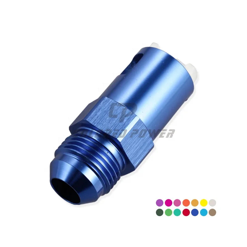 Custom Aluminum Male AN6 8AN to 3/8" 5/16" Female Rail Line Adapter Quick Connect Fuel Hose Fitting