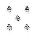 100pcs/bag Antique Silver Color Clover Charms Metal Pendant for Jewelry Making 10*6mm Q411