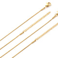 Wholesale China Manufacturer 1-2 Mm  Snake Necklace Chain Stainless Steel Chain Necklace