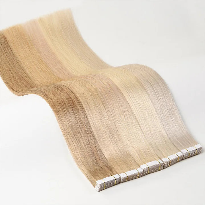 Wholesale Invisible Tape Hair Cuticle Aligned Hair Virgin Human Straight Japanese Tape in Hair Extensions Vendors