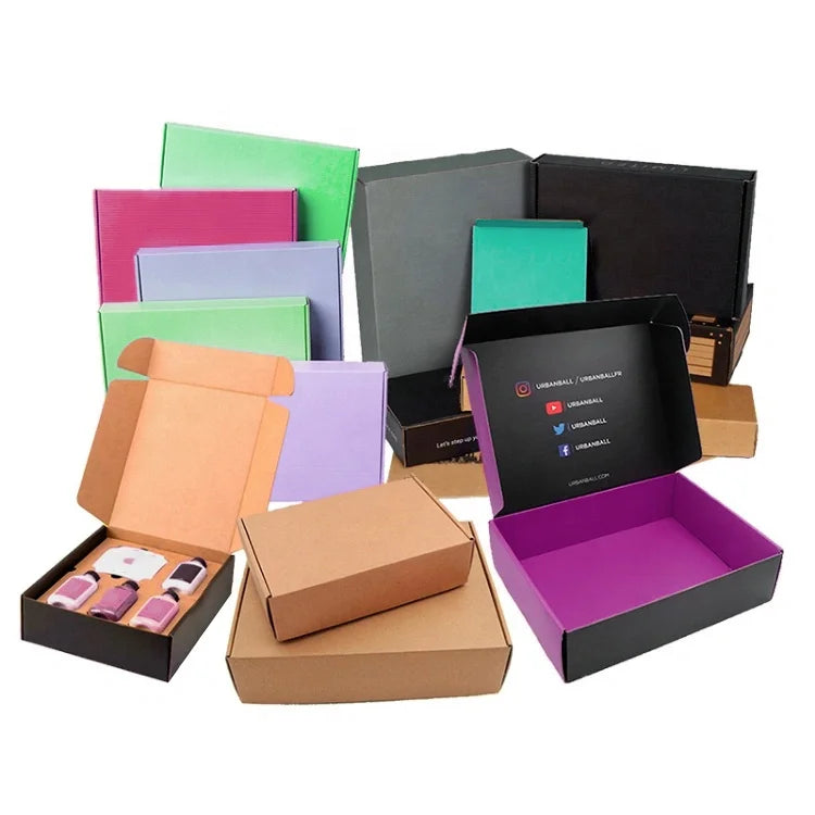 Custom Christmas Candy Gift Shoe Storage Folding Mailer Delivery Shipping Corrugated Paper Packaging Box