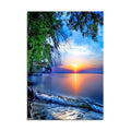 Landscape Sunset Scenery 5D Diamond Painting Full Diy Diamond Wall Art for Living Room Home Decoration for Kids