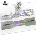 Tamper Evidence Warranty Hologram Stickers Custom Channel Serial Numbers Anti-Fake Self Adhesion Hologram Labels
