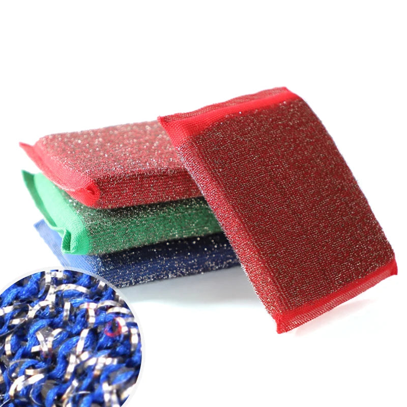 Microfiber Kitchen Microfiber Sponge Kitchen Cleaning Sponge Washable Kitchen Dishwashing Sponge