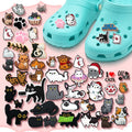 New Arrival Assorted Designer Custom PVC Cat Character Shoe Charms Handmade Rubber Shoe Decorations Direct From Manufacturer