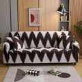 Nordic Style Print Stretch Sofa Cover Modern Minimalist Geometric Pattern All-Inclusive Four-Season Sofa Cover