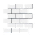 Hot Sale Self-adhesive Subway Tile High Quality Peel and Stick 3D Wall Tile for Kitchen Backsplash Bathroom