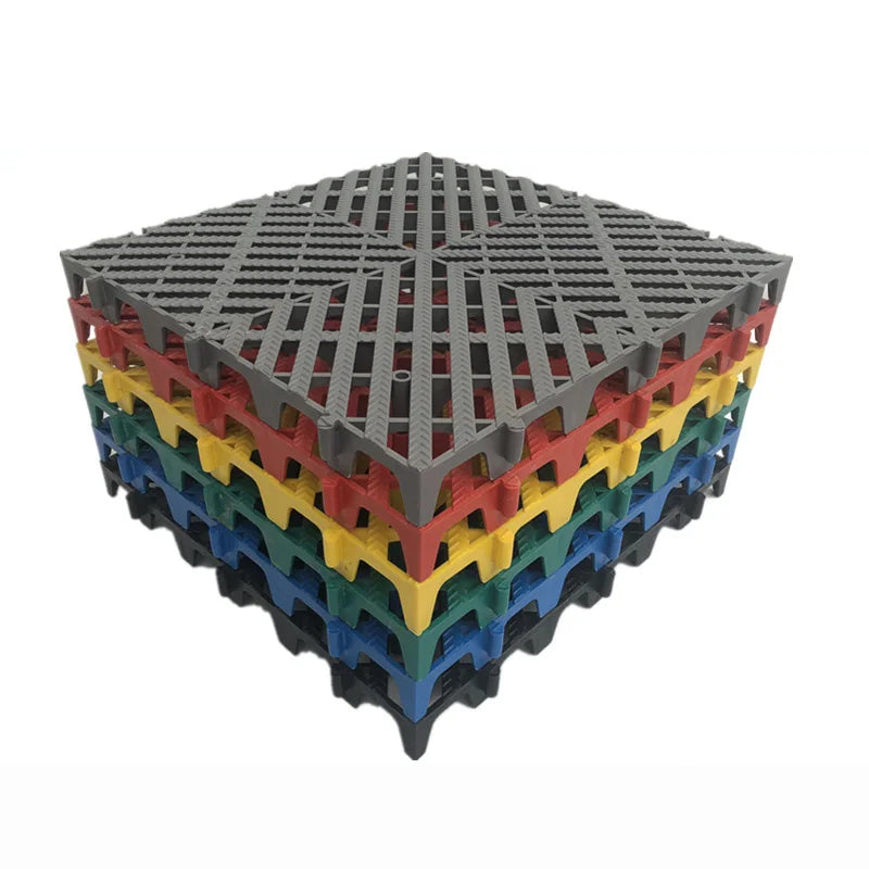 Strength Car Suitable for Low Minimum Hot Seller Ribtrax Garage Floor Tile 40*40cm Floor Tiles Garage Interlocking