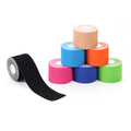 95% Cotton +5% Spandex Dynamic Four Way Stretch Professional Kinesiology Tape 5cmx5m-22 Colors Sports & Medical Use