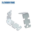 TS-K339 Flat L Shape Plate Hardware Frame Corner Brace Aluminum Alloy Mending Joining Bracket Photo Frame Hardware-13*30*30mm