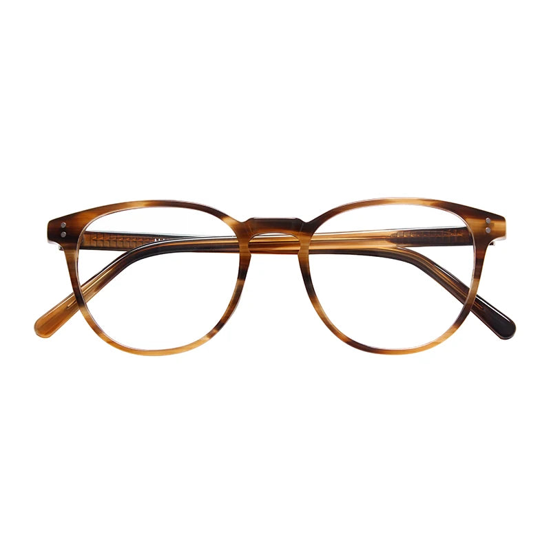 Brand Design Acetate Optical Myopia Glasses Frame for Men Prescription Eyewear