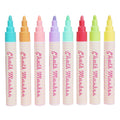 Professional Reversible Tips Erasable Colorful Liquid Chalk Marker for Writing Board Glass Window
