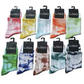 NO NOQ Direct Sales Cotton Sports Socks Crew Casual Socks Men Design logo Custom Tie-dye Socks