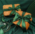 Exquisite Christmas Gift Box Bamboo Empty Candy with Wood Material Painted Technique for Sale
