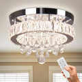 Dimmable Crystal Chandeliers for Living Room Ceiling Light Chandelier Round Luxury Chandelier Led Ceiling Lamp