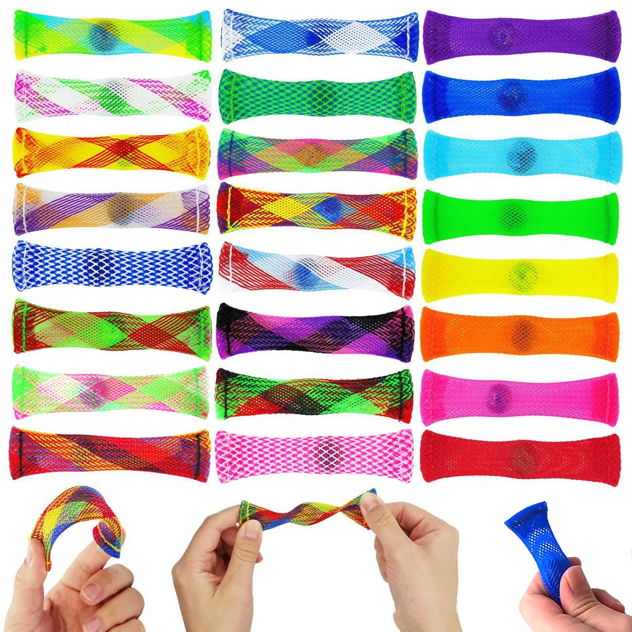 Elastic Multi-color Interactive Pet Cat Toy for Stress Relief Movement Toy