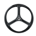 20 Inch Snow Bike Rims Fat Bicycle Wheels Sand Beach Bike Wheel 3 Spoke  Magnesium Alloy Powder Coated Rims for Snow Bike