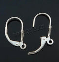 French Earrings Hooks 925 Sterling Silver Lever Back Earring Wires Findings 10x15mm