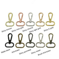 Stock Supply 25 X 50mm 1.0inch 10 Colors Bag Snap Hook